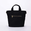 Women Canvas Tote Handbags Casual Shoulder Work Bag Crossbody-YONBEN (Black)