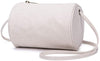 Womens Casual Cylinder Shape Handbag Simply New Popular Shoulder Bag (Black)