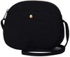 Crossbody Purse Causual Small Round Circular Satchel Bag for Women Girls Ladies Mini Canvas Cross Body Purse Round Handbag Shoulder Purse Tote (Beige)