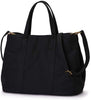 New Popular Canvas Tote Bag Handbag Shoulder Bag Or Crossbody Bags Purses For Girls Ladies And Women (Black)