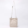 White canvas bag simple wild messenger bag ins shoulder Japanese girl small square bag
