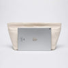 Cotton canvas ladies travel handbag storage bag pocket handbag