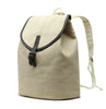 Karitco Cotton Canvas with Leather Casual Rucksack (Tan)