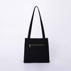 Canvas Shoulder Satchel Bag Purse Shopper Tote Bag Handbag Sholder Wallet -Karitco (Black)