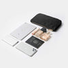 Cosmetic bag female portable fashion simple ins wind super fire Korea travel travel waterproof storage bag (Black)