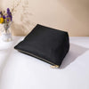 Oxford canvas storage bag vibrato cosmetic bag travel toilet bag convenient liner bag large (Black)