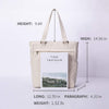 Women's Handbags Canvas Shoulder Bags Retro Casual Simply Tote Purses (Beige)