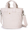 Women Canvas Tote Handbags Casual Shoulder Work Bag Crossbody-YONBEN (Black)