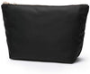 Lightweight nylon canvas liner bag convenient large-capacity Korean high-end exquisite cosmetics bag small (Black)