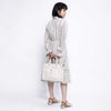 Simple and elegant portable messenger bag fashion canvas bag female bag Japanese and Korean wild senior handbag female
