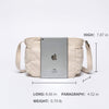 Japanese canvas women bag fashion messenger bag student ins literary small fresh women bag