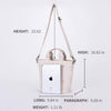 Women Canvas Tote Handbags Casual Shoulder Work Bag Crossbody-YONBEN (Black)