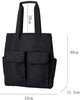 Men and Women Black Waterproof Nylon Briefcase Laptop Handbag Computer Bag