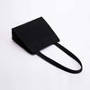 Canvas Shoulder Satchel Bag Purse Shopper Tote Bag Handbag Sholder Wallet -Karitco (Black)