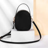Nylon Messenger Bag Women's Bag Waterproof Multilayer Women's Bag Casual Lightweight Simple Handbag (Black)