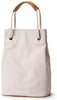 White canvas bag female shoulder art small fresh bucket shoulder bag simple cloth bag
