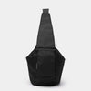 Messenger bag men's function tide brand shoulder bag student tool bag messenger bag dead fly crescent shoulder bag men (Black)