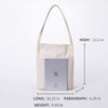 Eco Women Fashion Canvas Tote Bag HandBag Shoulder Bag Waranty 30 Days -Karitco (Beige)