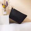 Lightweight nylon canvas liner bag convenient large-capacity Korean high-end exquisite cosmetics bag small (Black)