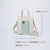 Canvas bag new trendy summer fashion trend messenger wild temperament small fresh small square bag (Black)