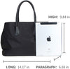 Work Laptop Tote Bag 15 Inch Notebook Ultrabook Shoulder Bag Briefcase Classic Work Travel Business Bag-Karitco
