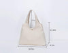 Karitco Casual Canvas Tote Bags Shoulder Handbag Travel Bag (Beige)
