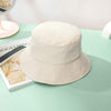 Cotton Canvas Sunscreen Sun hat Female Wild Tide Literary Style Fashion Fisherman hat Female Summer Cover face