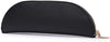 Simple pu leather leather pencil case business office stationery storage bag portable cosmetic hair powder brush