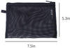 Nylon Mesh Zipper Bag Multifunctional Travel Organizer Pouch Document File Pouch -3 Sizes Karitco (7.5 in ×5.3 in)