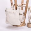 Women Canvas Tote Handbags Casual Shoulder Work Bag Crossbody-YONBEN (Black)