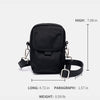Men's Messenger Bag Youth Fashion Shoulder Bag Simple Casual Men's Bag Waterproof Nylon Tide Brand Mobile Phone Bag Men