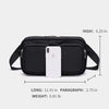 Waist bag men multifunctional shoulder messenger bag leisure sports chest bag large capacity outdoor sports fashion waist bag