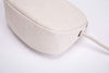 Crossbody Purse Causual Small Round Circular Satchel Bag for Women Girls Ladies Mini Canvas Cross Body Purse Round Handbag Shoulder Purse Tote (Beige)