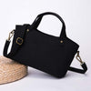 Simple Shoulder Bag Fashionable Designer Casual Convertible Handbag Tote Crossbody Purse-Karitco (Black)