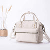 Canvas Korean Stylish Fashion Shoulder Bag Crossbody Purse Boston Tote Bag -Karitco (Beige)