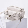 Canvas Korean Stylish Fashion Shoulder Bag Crossbody Purse Boston Tote Bag -Karitco (Beige)