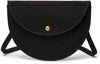 Canvas semicircle crescent handbag mobile phone bag wild fairy bag casual Messenger bag