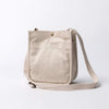 White canvas bag simple wild messenger bag ins shoulder Japanese girl small square bag