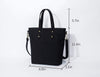 Karitco Large Canvas Tote Bag Handbag Tote Purse Shoulder Tote with Snap Button