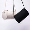 Womens Casual Cylinder Shape Handbag Simply New Popular Shoulder Bag (Black)