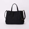 New Popular Canvas Tote Bag Handbag Shoulder Bag Or Crossbody Bags Purses For Girls Ladies And Women (Black)