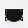 Canvas semicircle crescent handbag mobile phone bag wild fairy bag casual Messenger bag