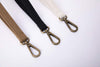 Clutch Strap Replacement Purse Strap - Canvas Wrist Strap for Wallet, Clutch, Pouch - Beige/Black/Brown (Brown)