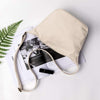 Canvas bag women bag cloth bag soft Japanese chic Hong Kong style casual dumpling bag shoulder Messenger bag