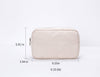 Mini Cosmetic Bag for Purse Small Makeup Bag for Purse Travel Makeup Pouch Mini Cosmetic Bag for Women Girls(Beige)