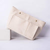 Canvas Handbag Organizers Sturdy Purse Insert Organizer Bag in Bag Multi Pocket (Black)