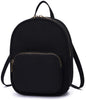 Mini Rucksack Purse Womens Small Backpack Purse Fashion Travel Bookbag-Karitco (Black)
