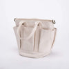 Carry All Tote Bag Shopper Tote Handbag Women Weekend Tote Bag with Multi Pockets (Beige)