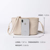 Canvas bag trendy bag casual wild art student shoulder bag women's messenger small square bag