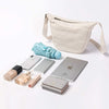 Canvas bag women bag cloth bag soft Japanese chic Hong Kong style casual dumpling bag shoulder Messenger bag